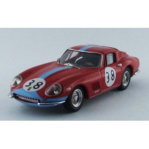 1/43 VOITURE MINIATURE FERRARI 275 GTB/4 coupé 1er 1000KM de Paris-1966-BEST9560